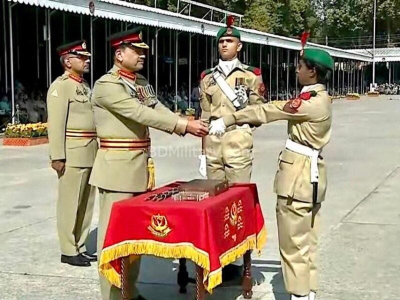 Bangladesh Army’s Lady Cadet Honoured at Pakistan Military Academy