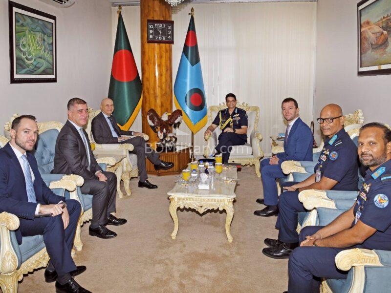 Italian Defence Giant Leonardo Seeks to Deepen Ties with Bangladesh Air Force
