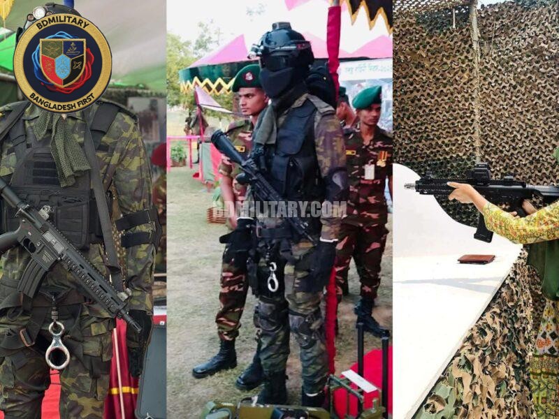 Bangladesh Army Para Commando Brigade Fields HK416A5 Rifles