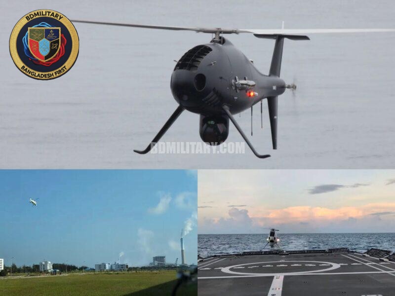 Bangladesh Navy Showcases Camcopter S-100 UAV Operations