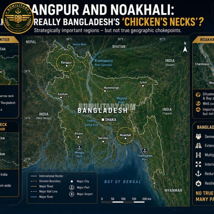 Rangpur and Noakhali: Are They Really Bangladesh’s “Chicken’s Necks”?