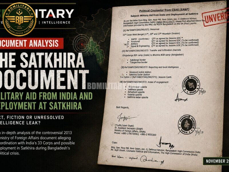 The Satkhira Document: Analysing One of Bangladesh’s Most Controversial Alleged Intelligence Leaks