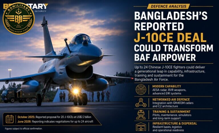 Bangladesh’s Reported J-10CE Acquisition Could Transform the Country’s Combat-Aircraft Capability